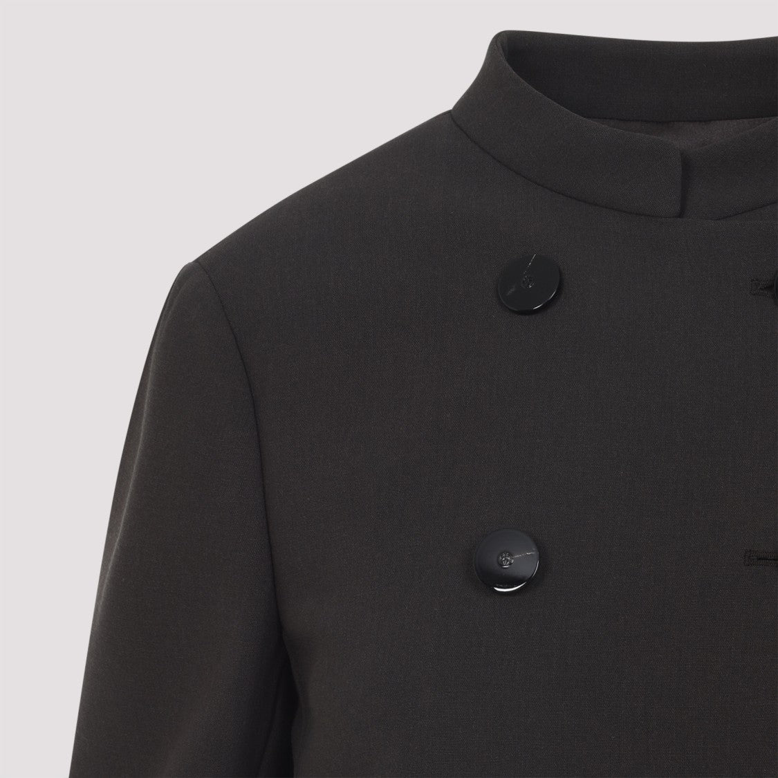 Giorgio Armani Dark Brown Virgin Wool Jacket