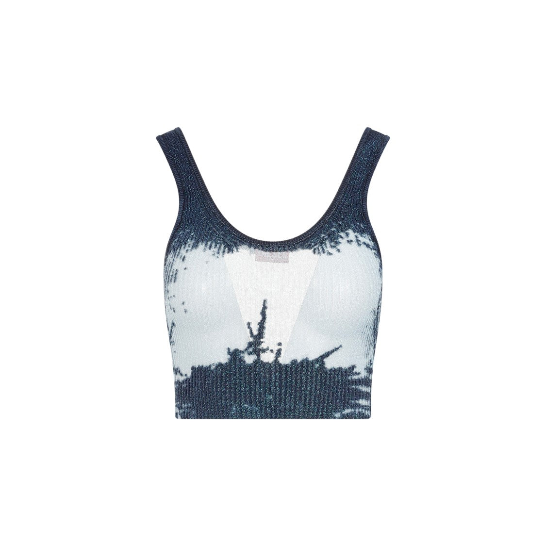 Diesel Peacot Blue Cotton Top