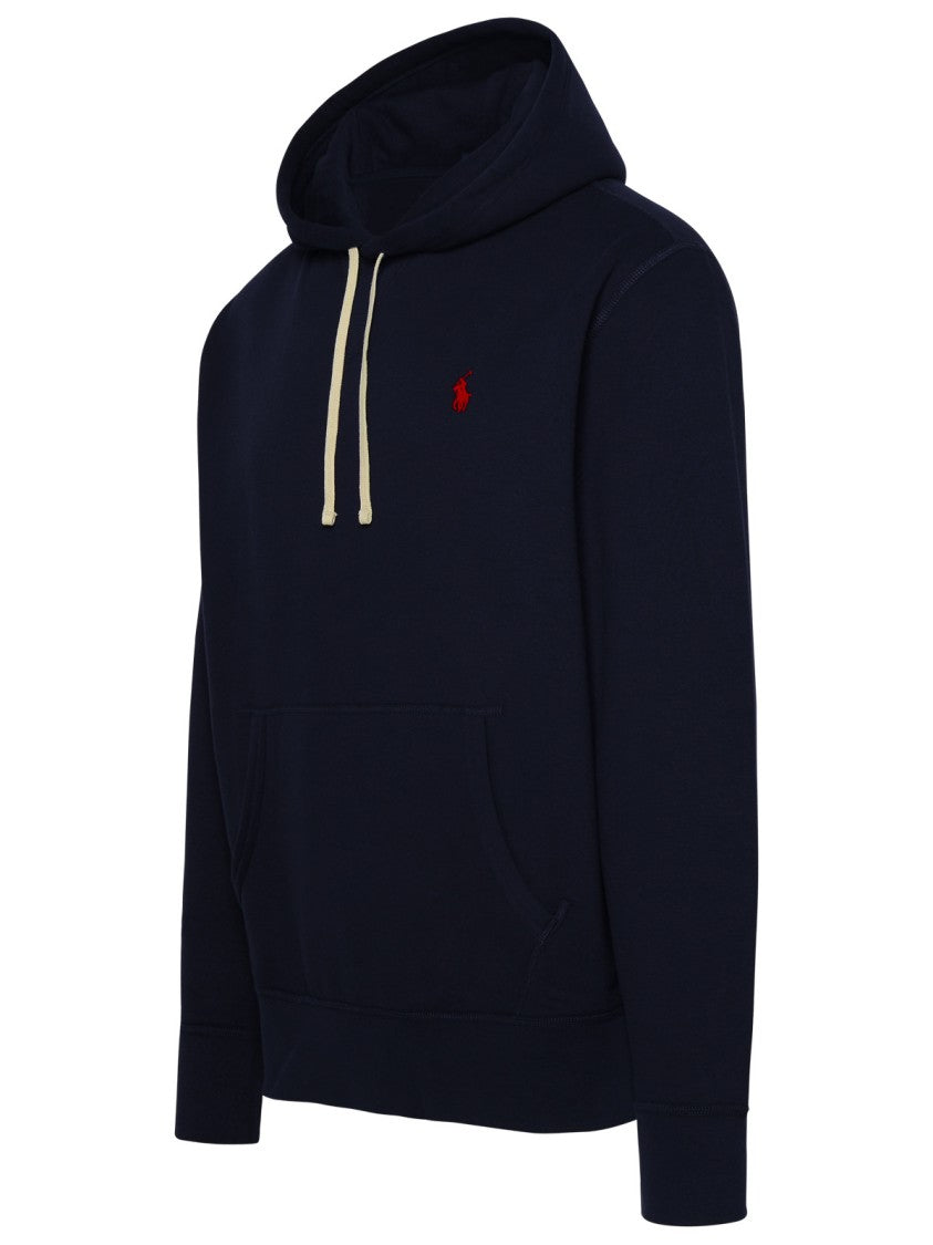 Polo Ralph Lauren Blue Cotton Blend Hoodie