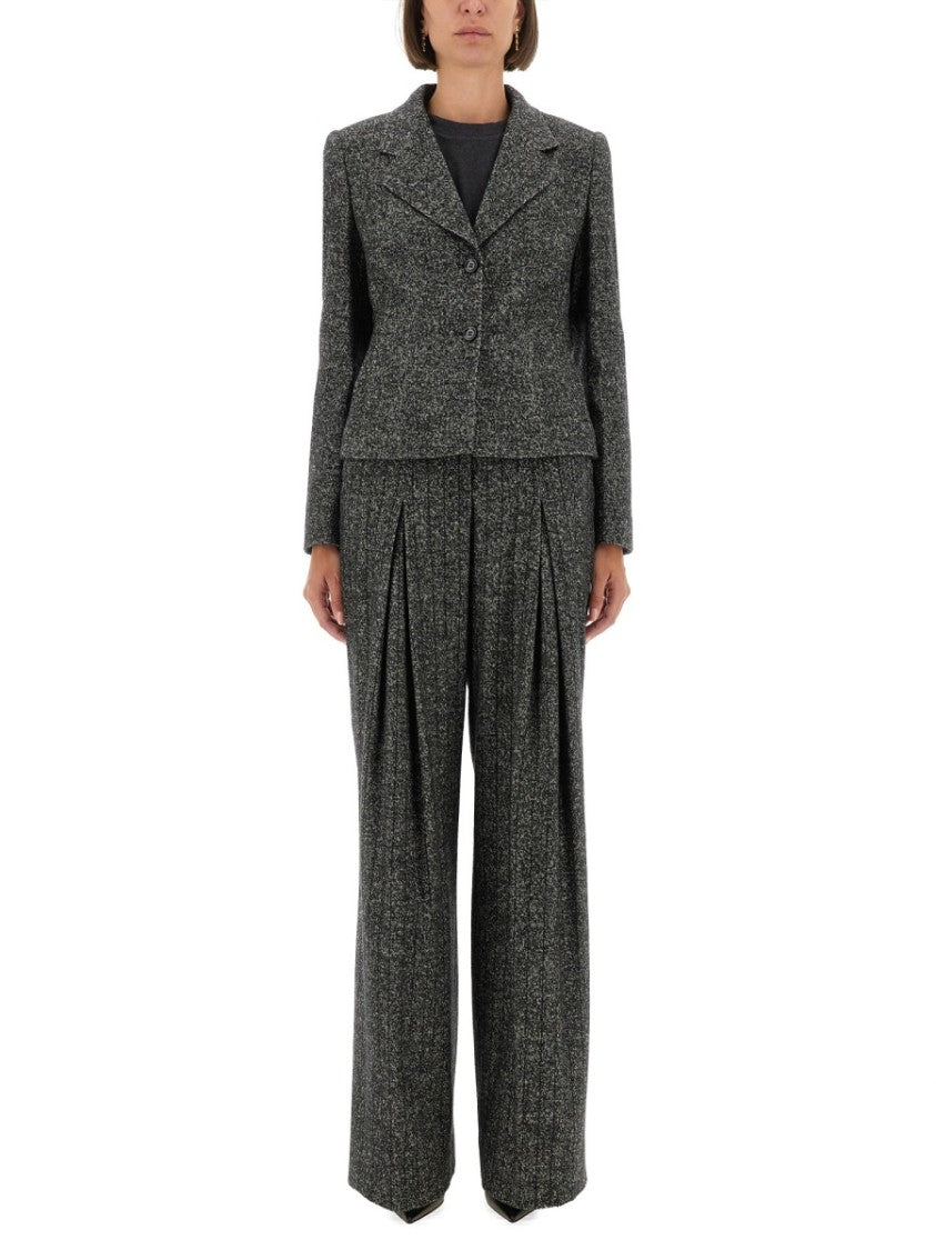 Dolce & Gabbana Tailored Two-Piece Suit With Textured Pattern