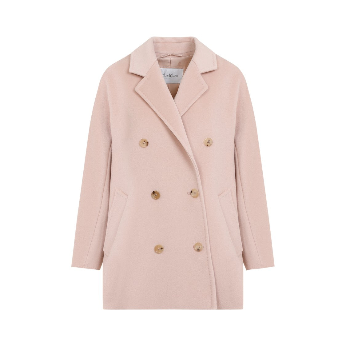Max Mara Rebus Madame Pink Wool Coat