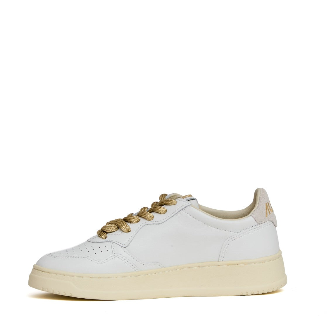 Autry Medalist Low Sneakers In White Leather