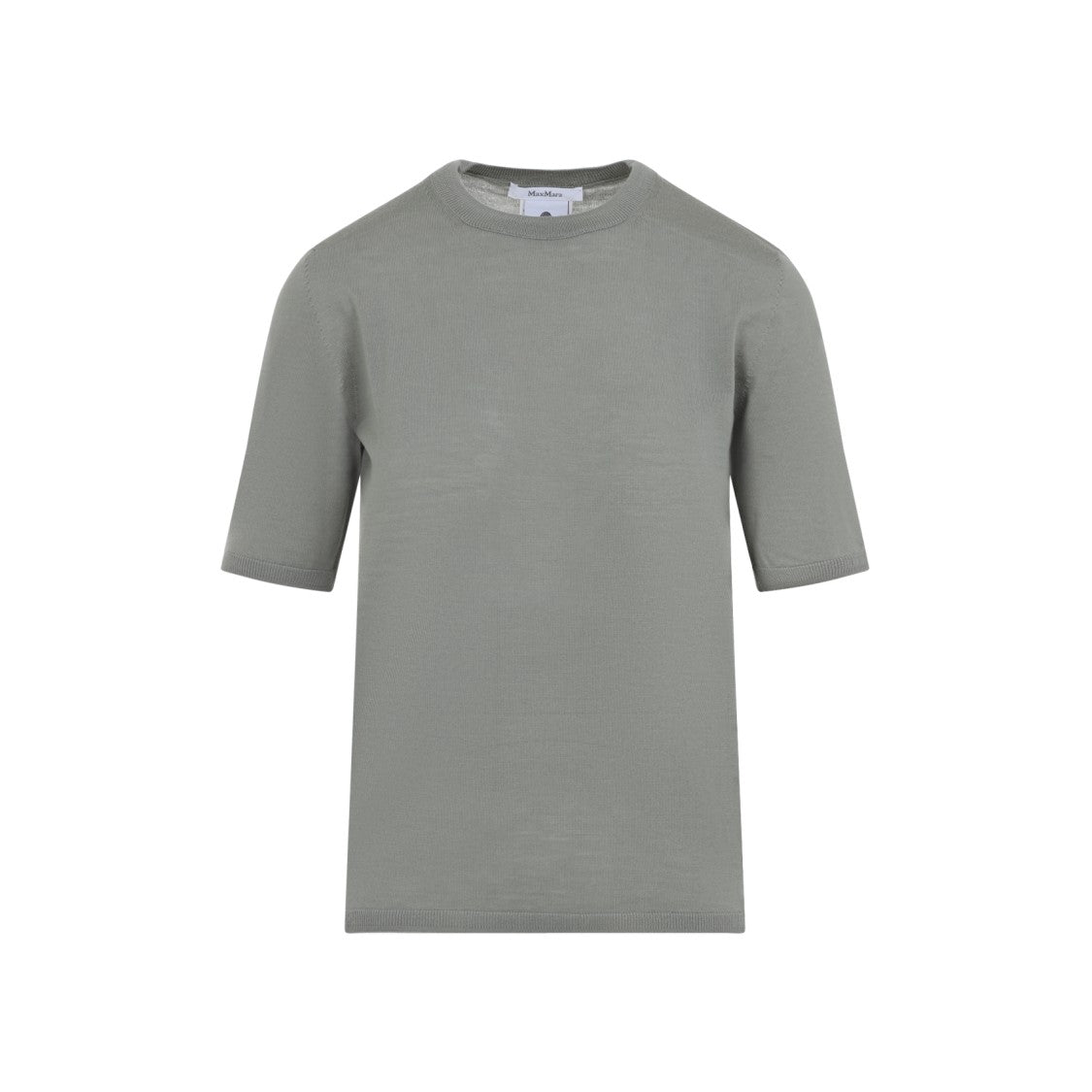 Max Mara Relaxed Fit Virgin Wool Sweater With Classic Round Neckline