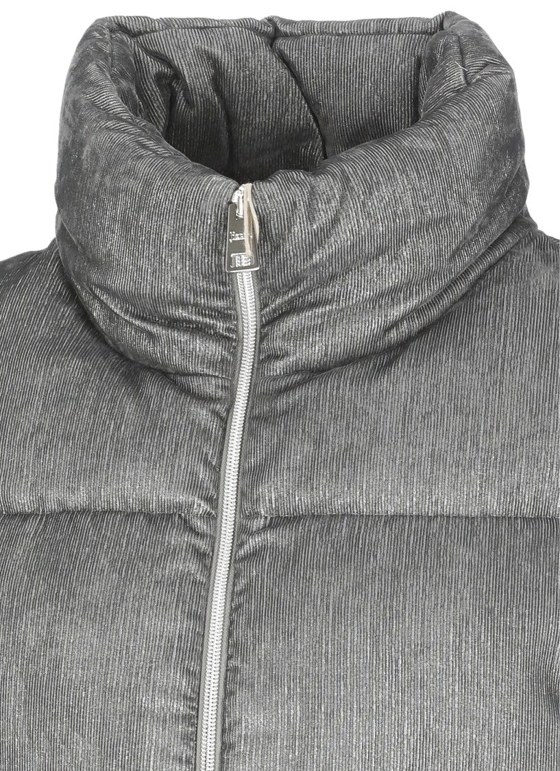 Herno Velvet Quilted Sleeveless Jacket