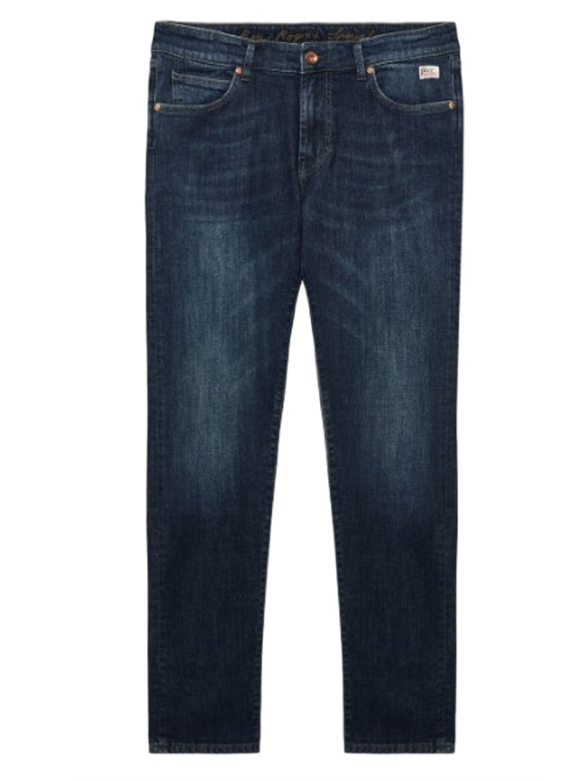 Roy Rogers Real Wash Denim Jeans With Dark Wash