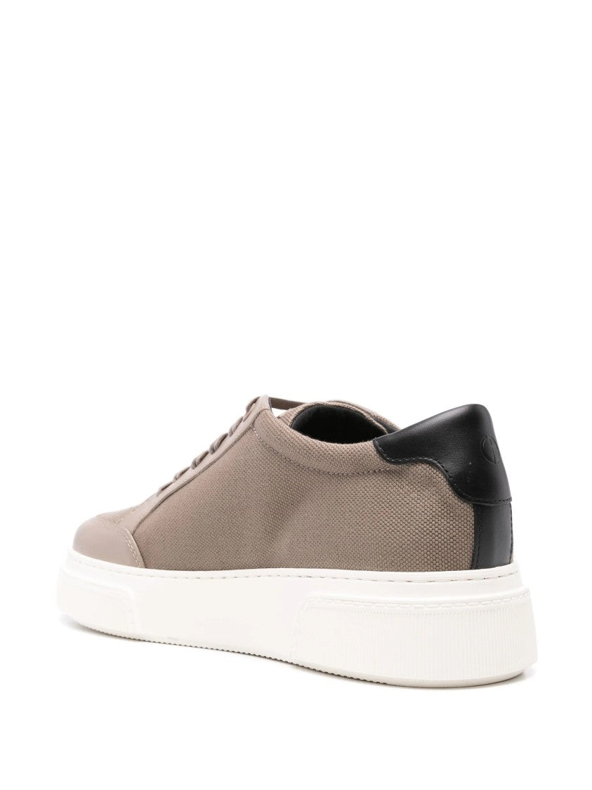 Giorgio Armani Elegant Black Trainers With Minimalist Design