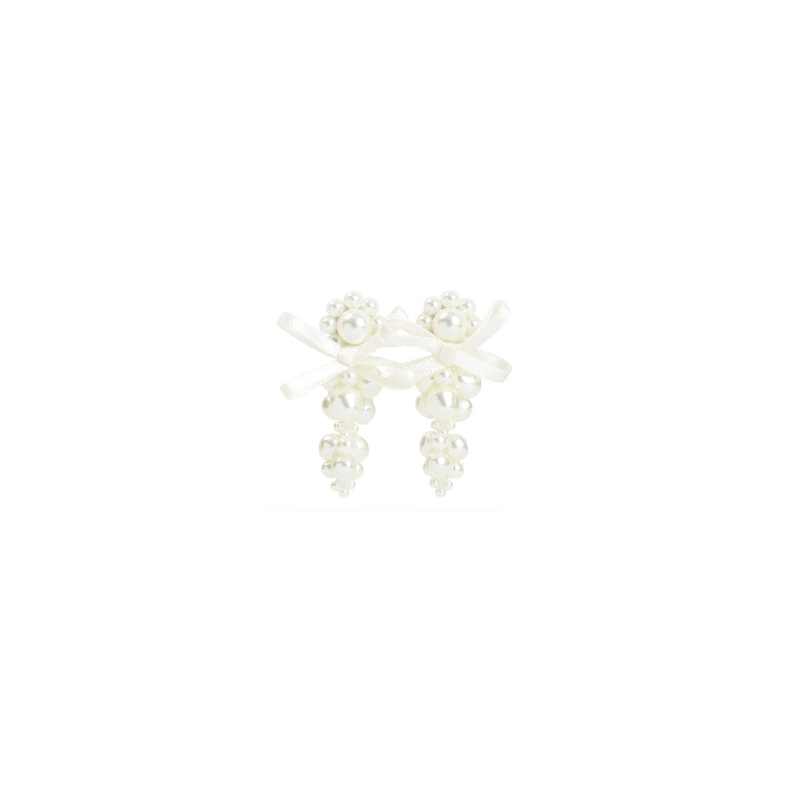 Simone Rocha Cascading Pearl-Accented Earrings