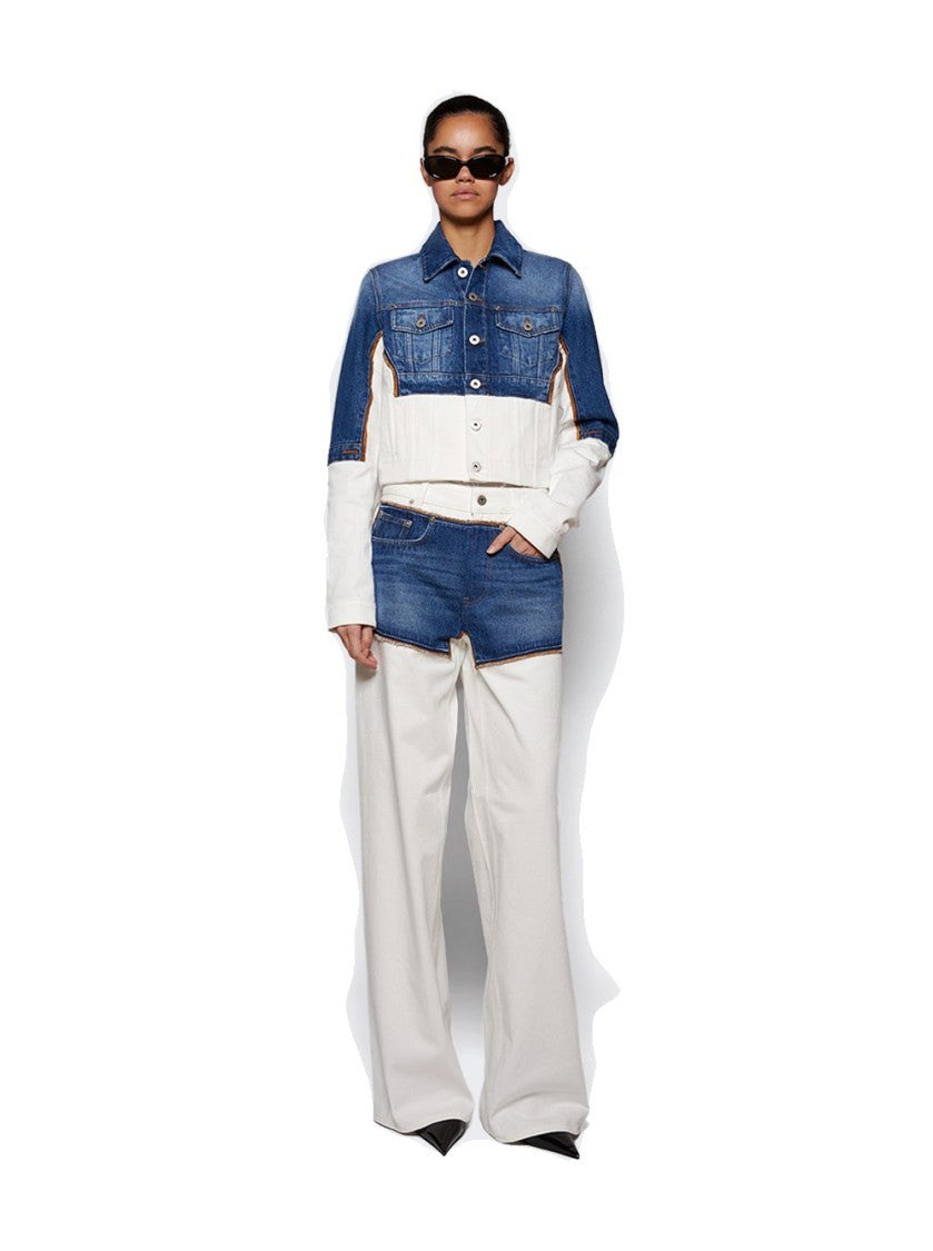 Jean Paul Gaultier The Petit Grand Denim Jacket Ecru