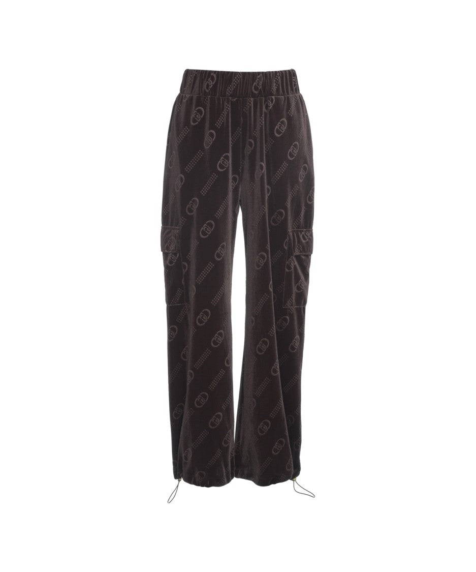 Liu Jo Cargo Pants With Logo Print