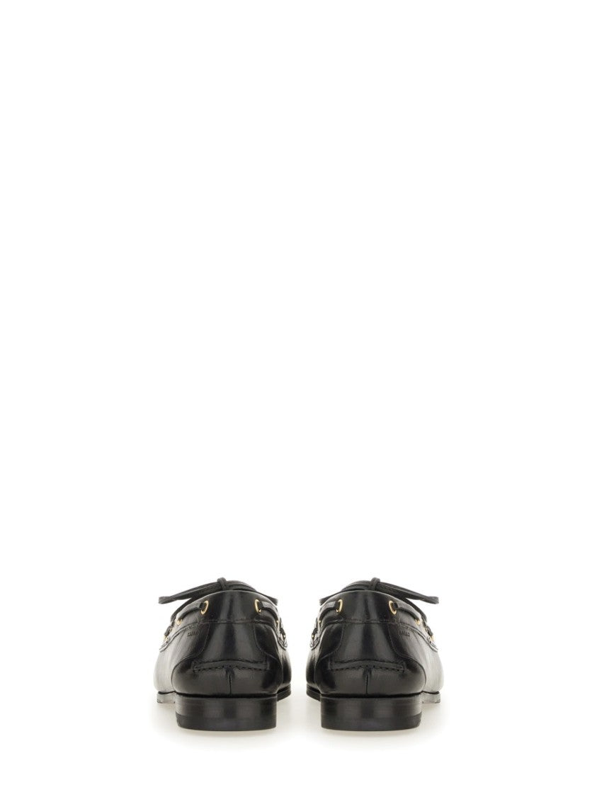 Bally Moccasin Plume With Lace-Up Detail And Durable Sole
