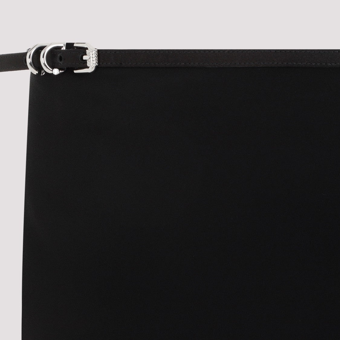 Givenchy Black Acetate Mini Wrap Voyou Skirt