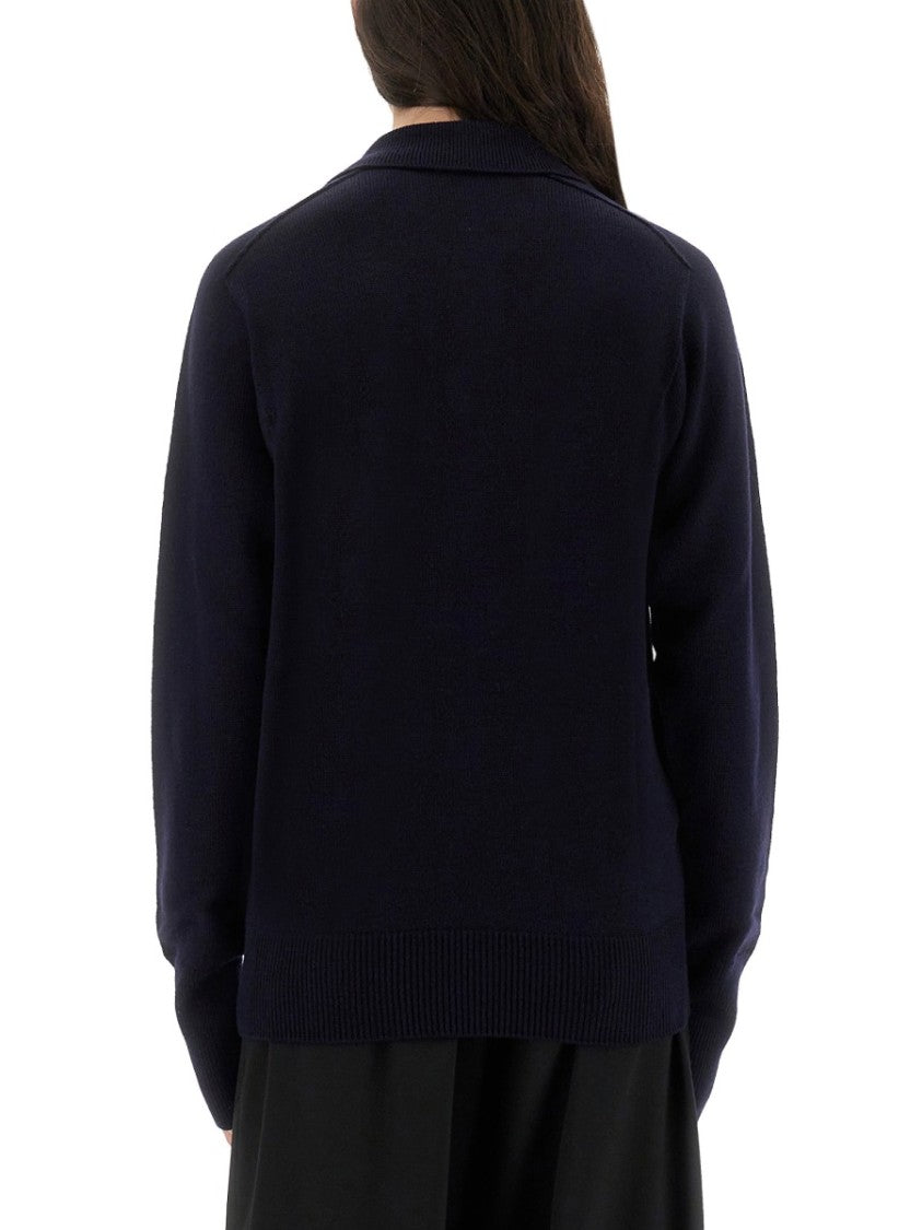 Studio Nicholson "Inverness" Shirt With Polo Collar