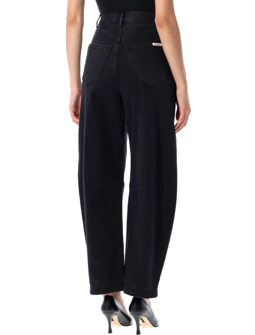 Self-Portrait Barrel Denim Pants