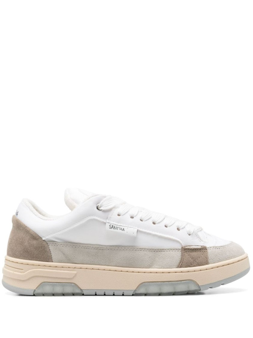 Santha Color-Block Sneakers With Branded Heel Counter