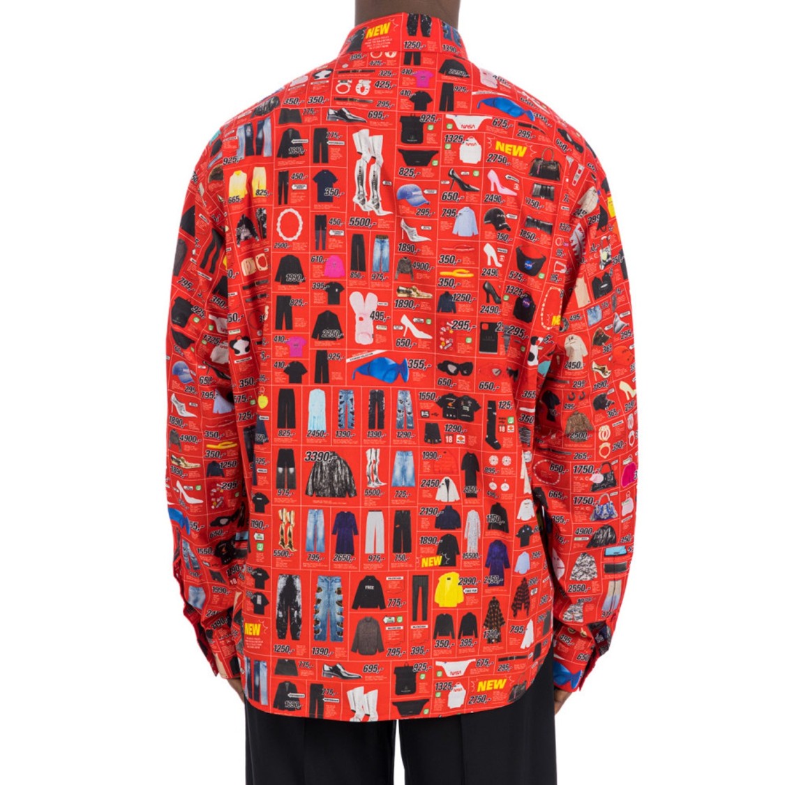 Balenciaga Vibrant Printed Cotton Shirt With Graphic Design