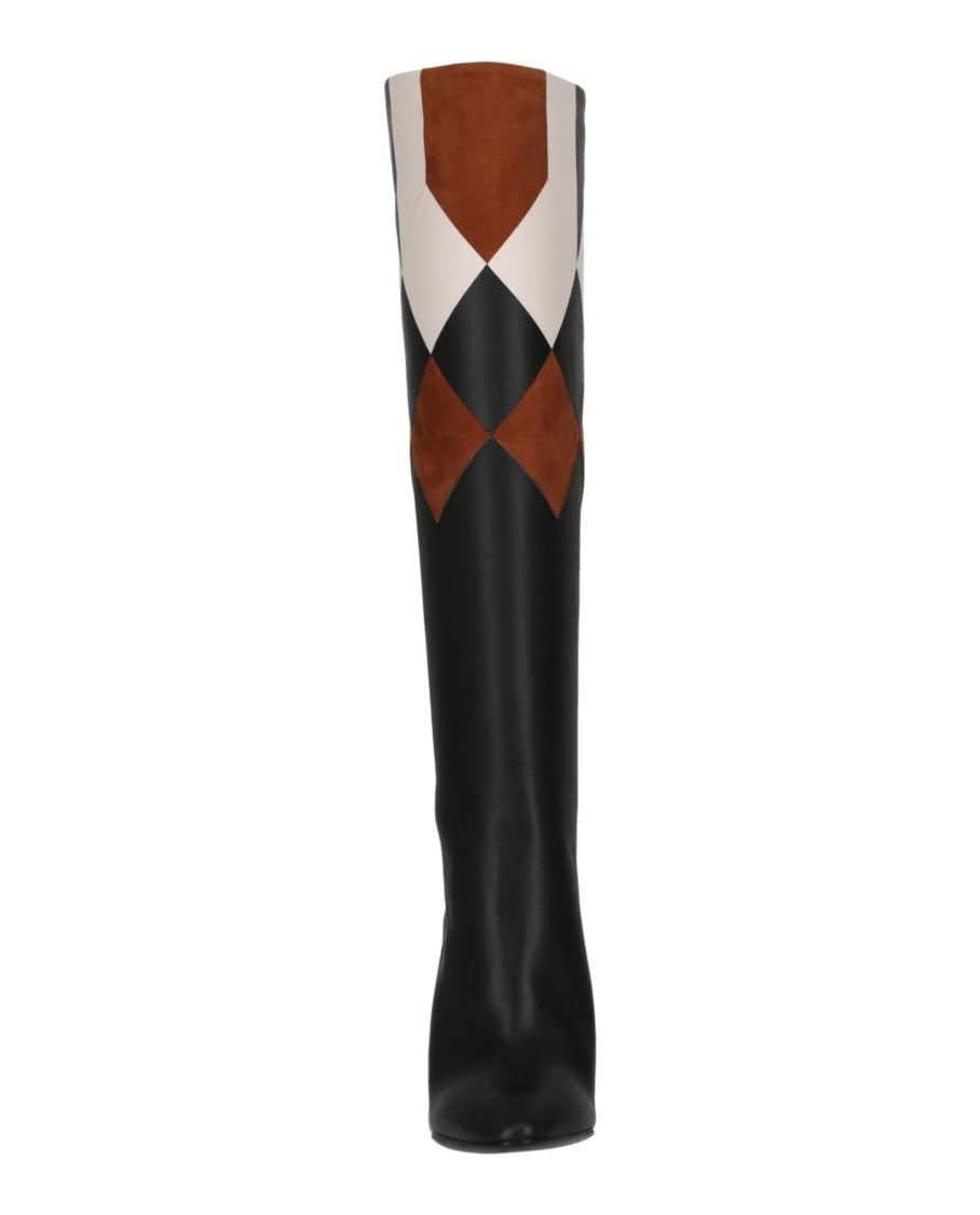 Ferragamo Antea Patchwork Boots