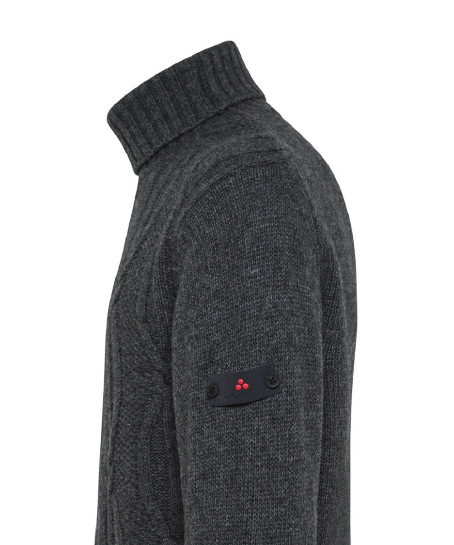 Peuterey Ribbed Collar Sweater