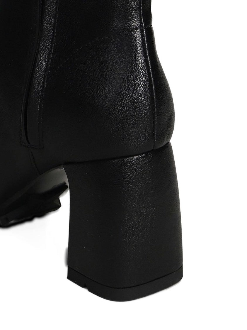 Ash Ankle Boots With Mid-Height Block Heel