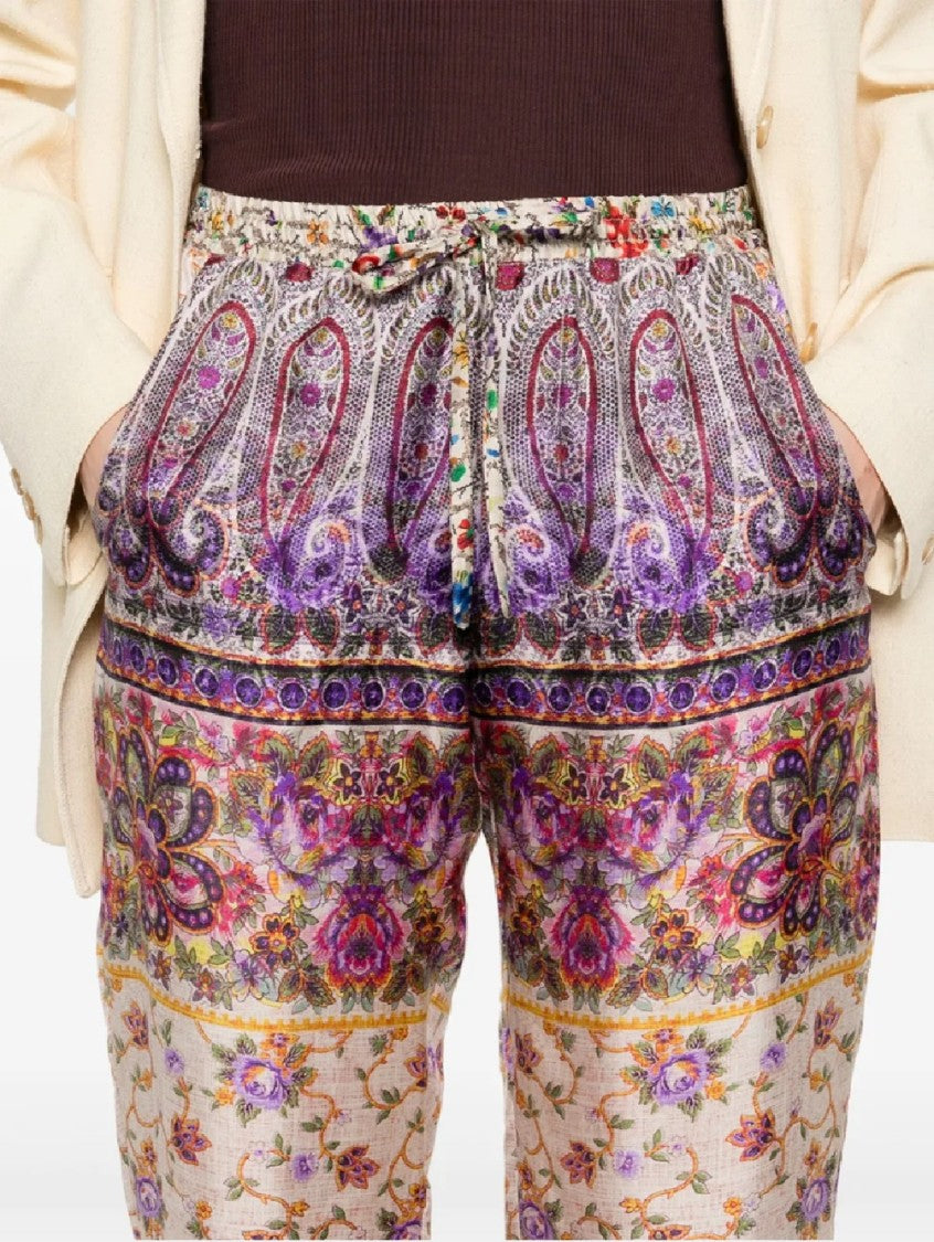 Pierre-Louis Mascia Relaxed-Fit Floral And Paisley Print Trousers
