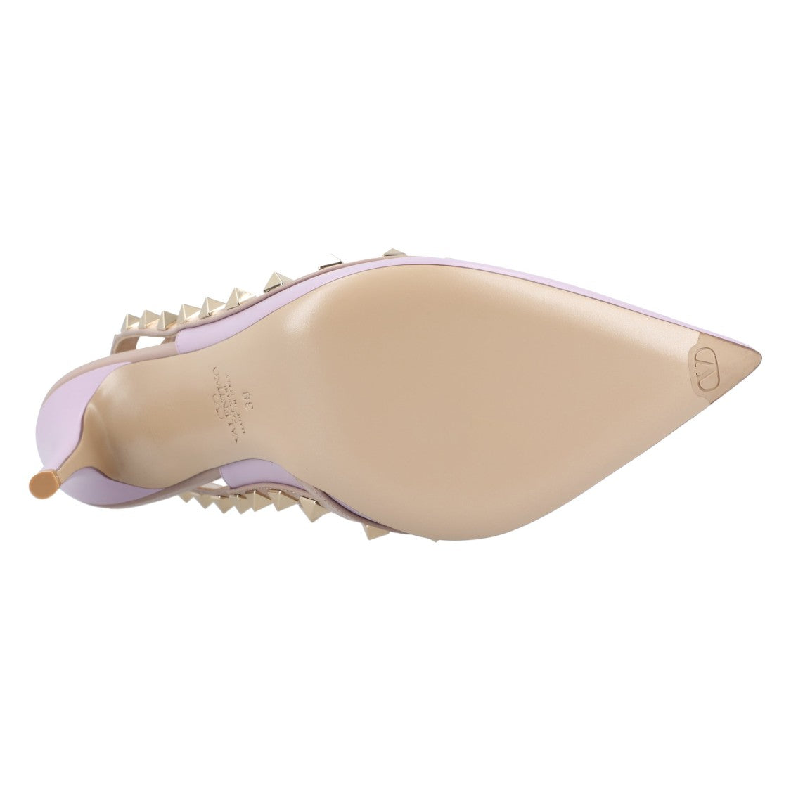 Valentino Rockstud Pumps Purple
