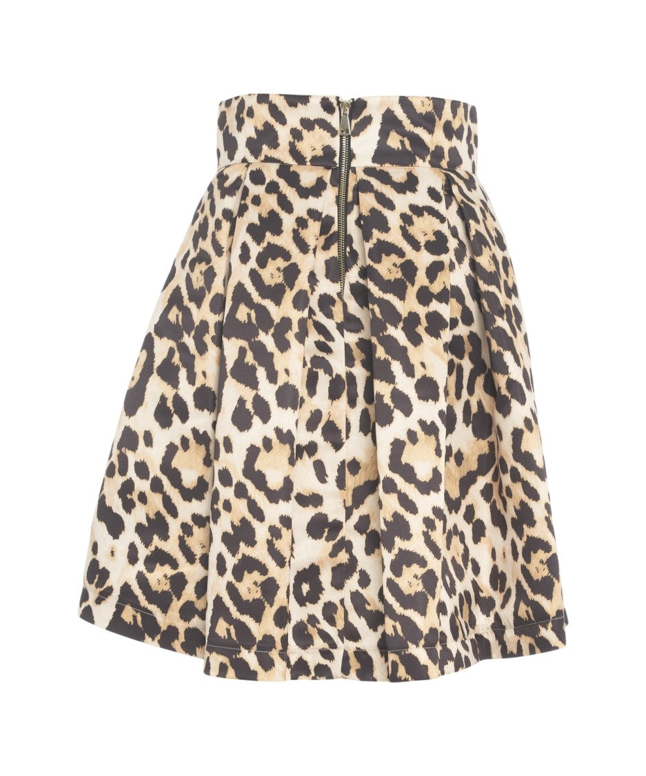 5 Progress Pleated Skirt With Polka Dots