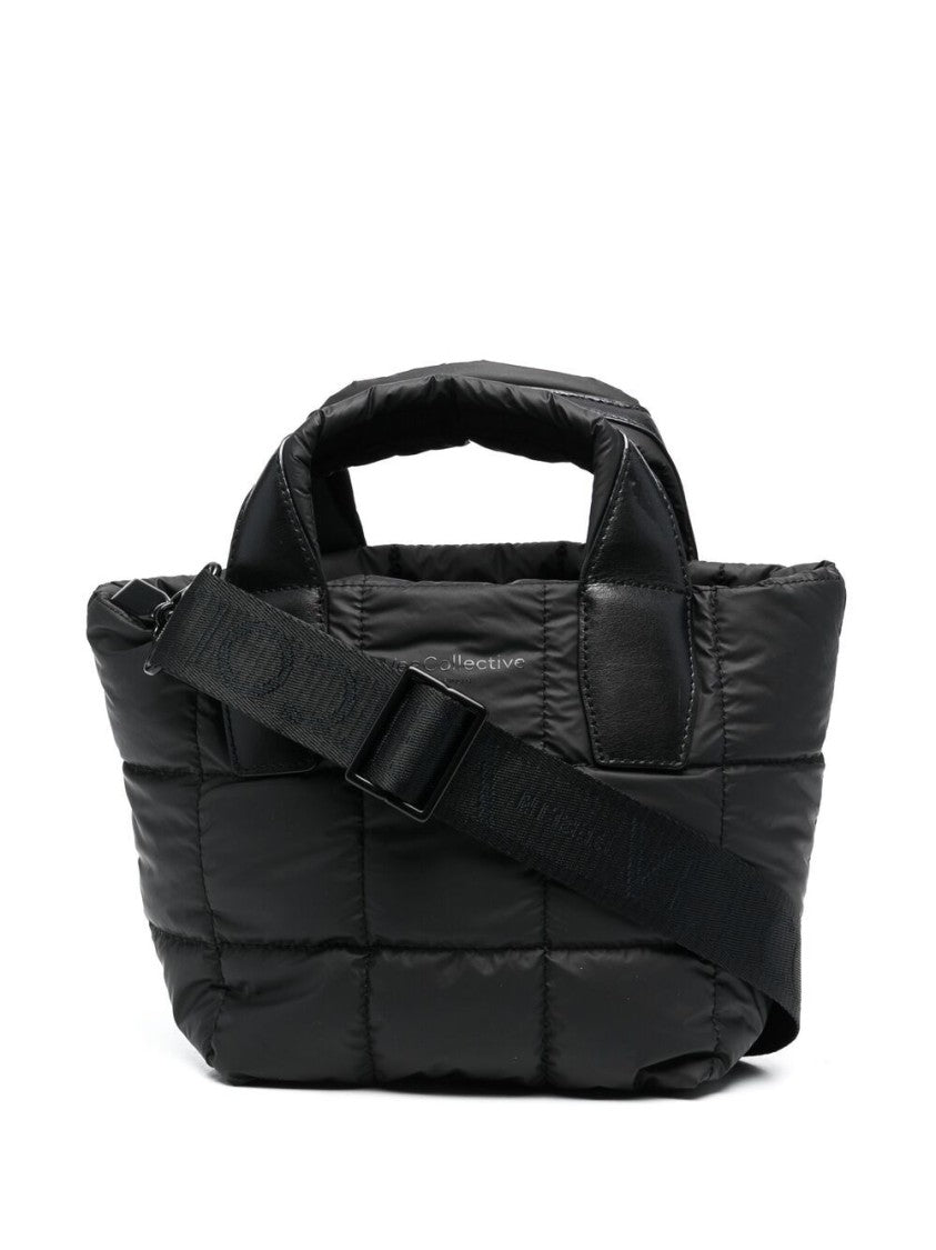 Veecollective Padded Nylon Tote Bag With Adjustable Strap