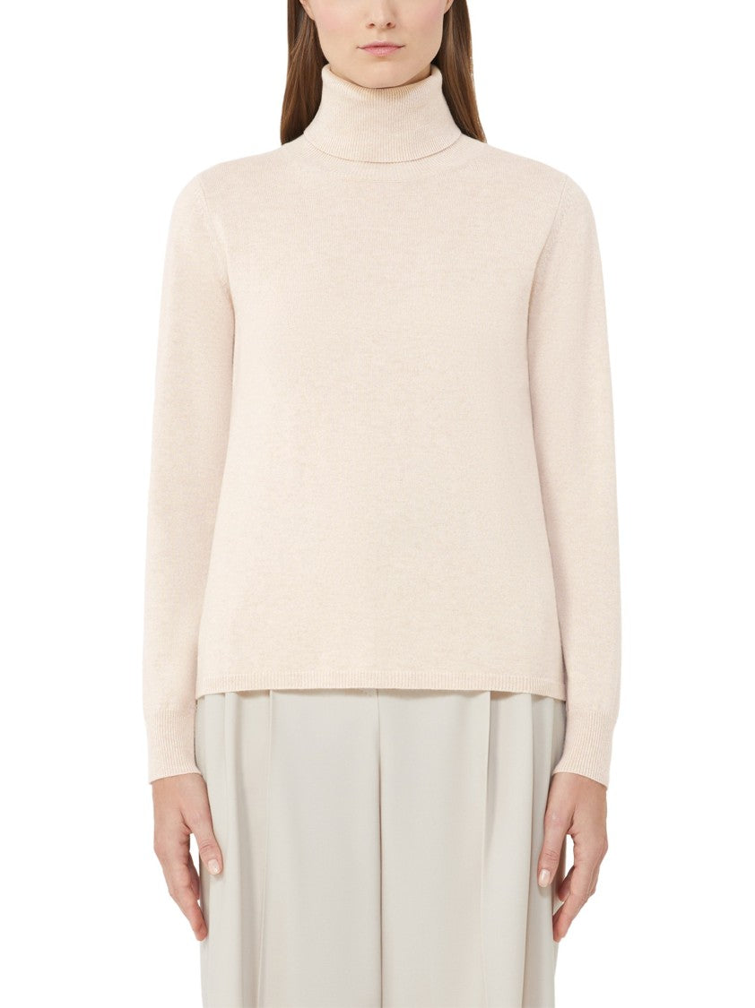 Max Mara Classic White Knit Sweater