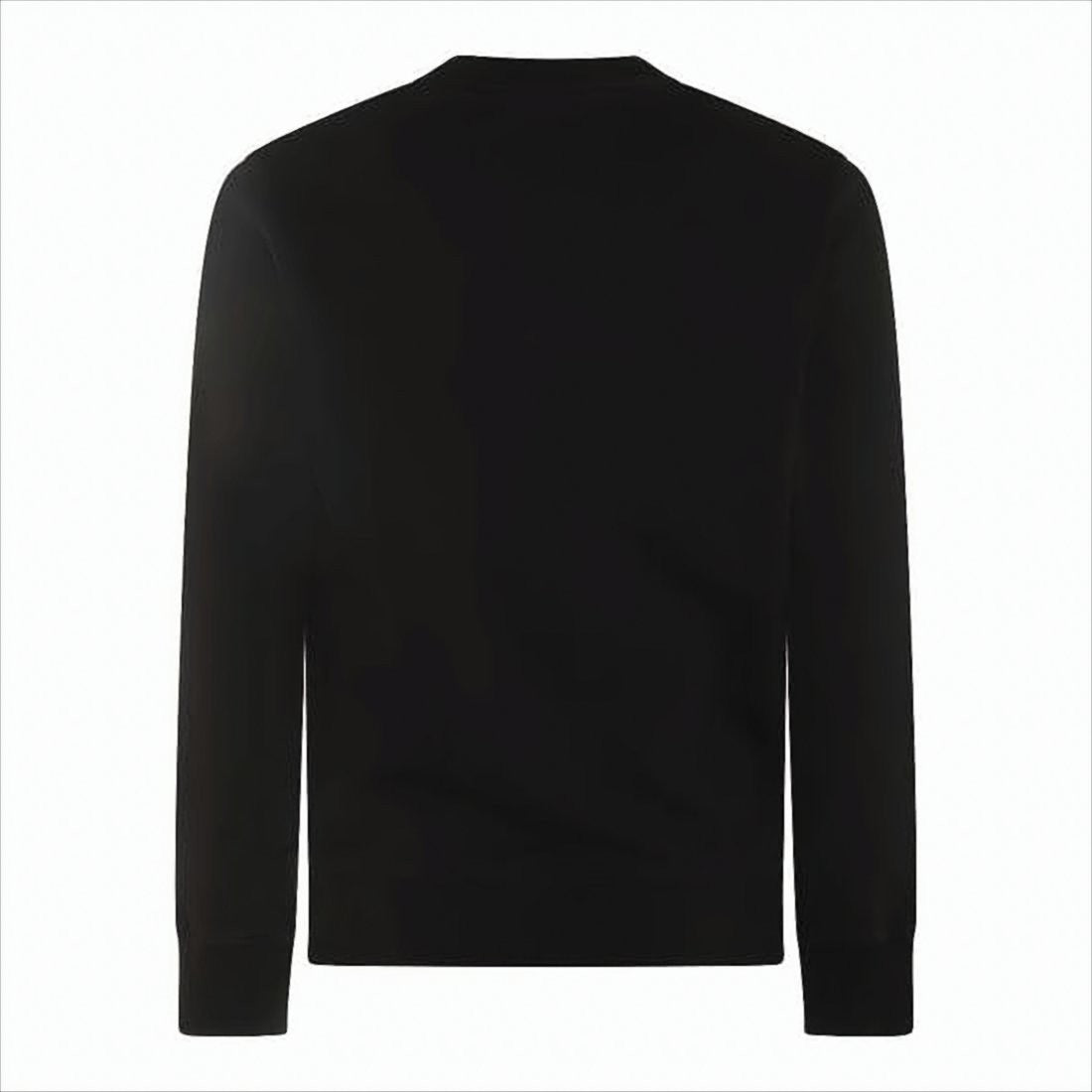 Maison Kitsuné Minimalist Long-Sleeve Crew Neck Shirt With Embroidered Emblem