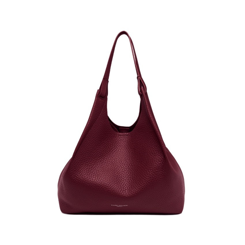Gianni Chiarini Textured Double Leather Shoulder Bag With Internal Pouch