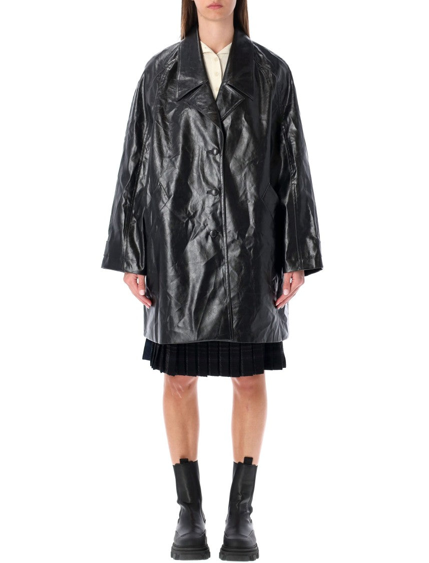 Low Classic Eco Leather Peacoat