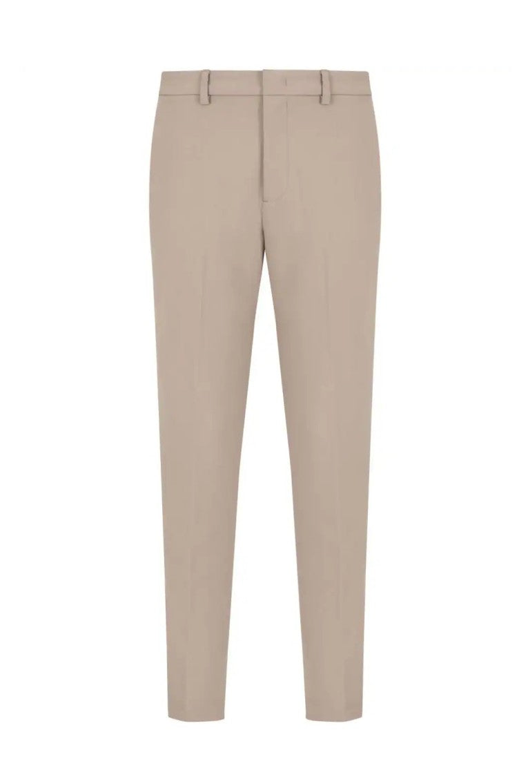 Emporio Armani Tailored Men's Trousers With Subtle Pleats