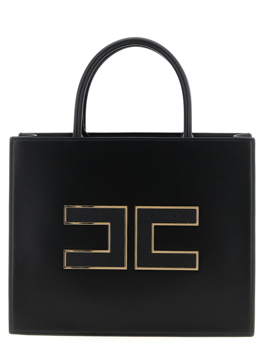 Elisabetta Franchi Large Logo Shopping Bag