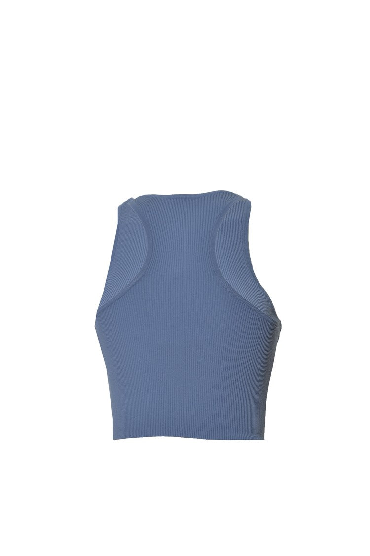 Max Mara Light Blue Viscose Turku Top