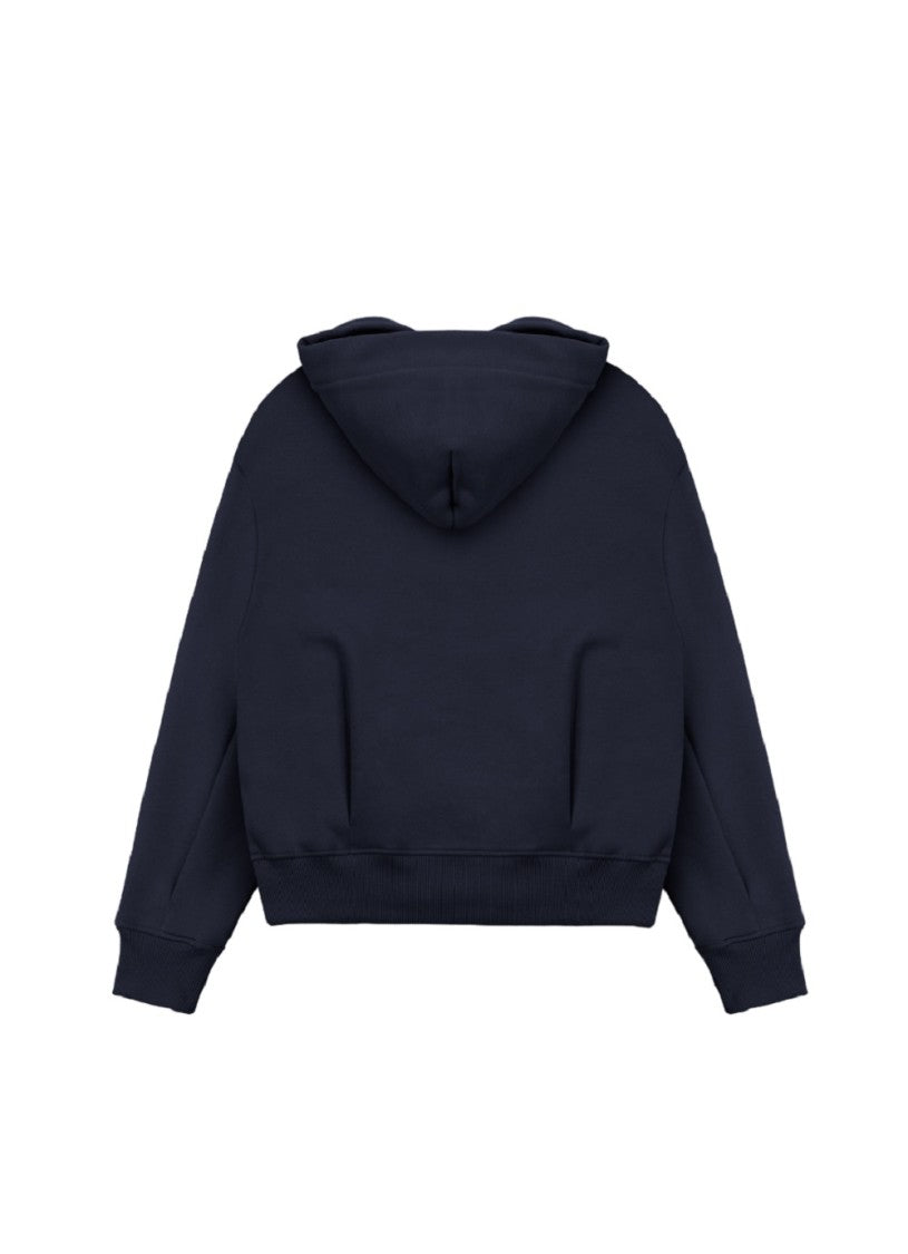 Colmar Originals Comfortable Blue Hoodie With Adjustable Drawstring