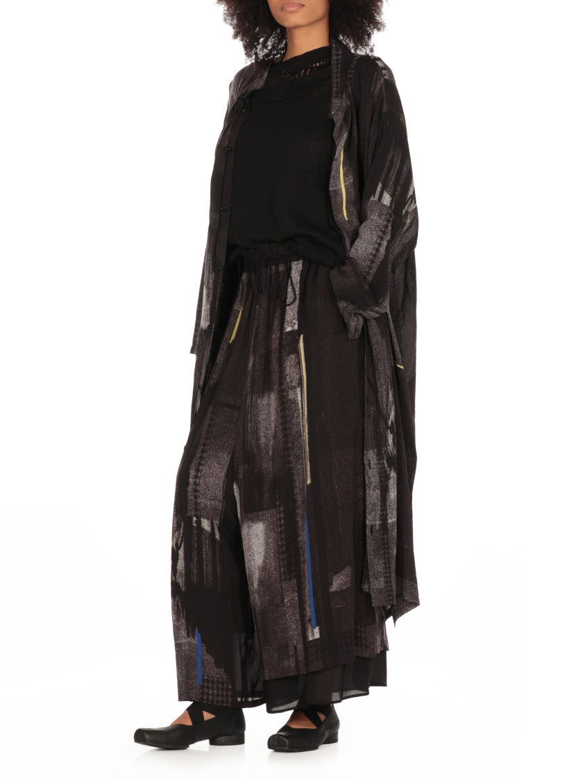 Y's Pants With Geometric Pattern