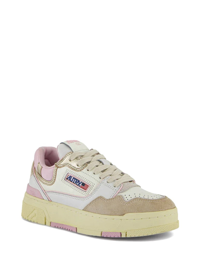 Autry Clc Low Retro-Inspired Sneakers With Sole