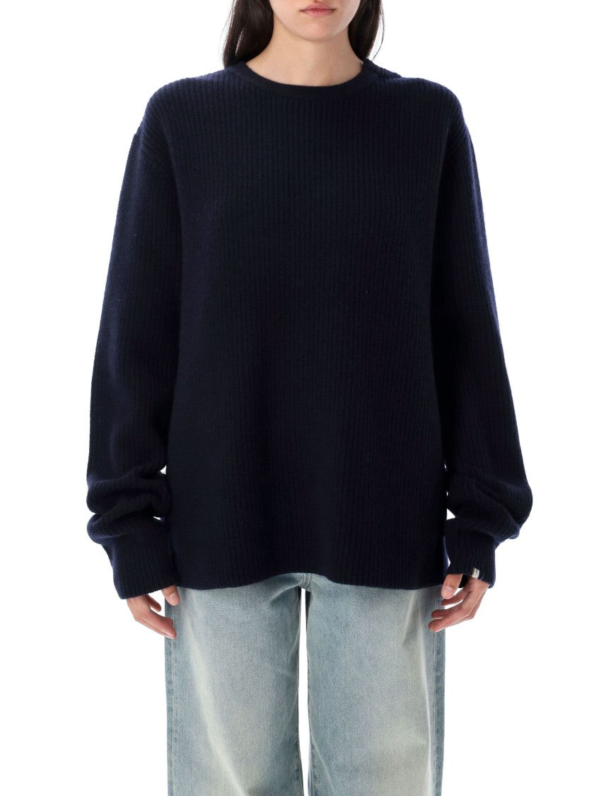Extreme Cashmere You Ribbed Knit Sweater