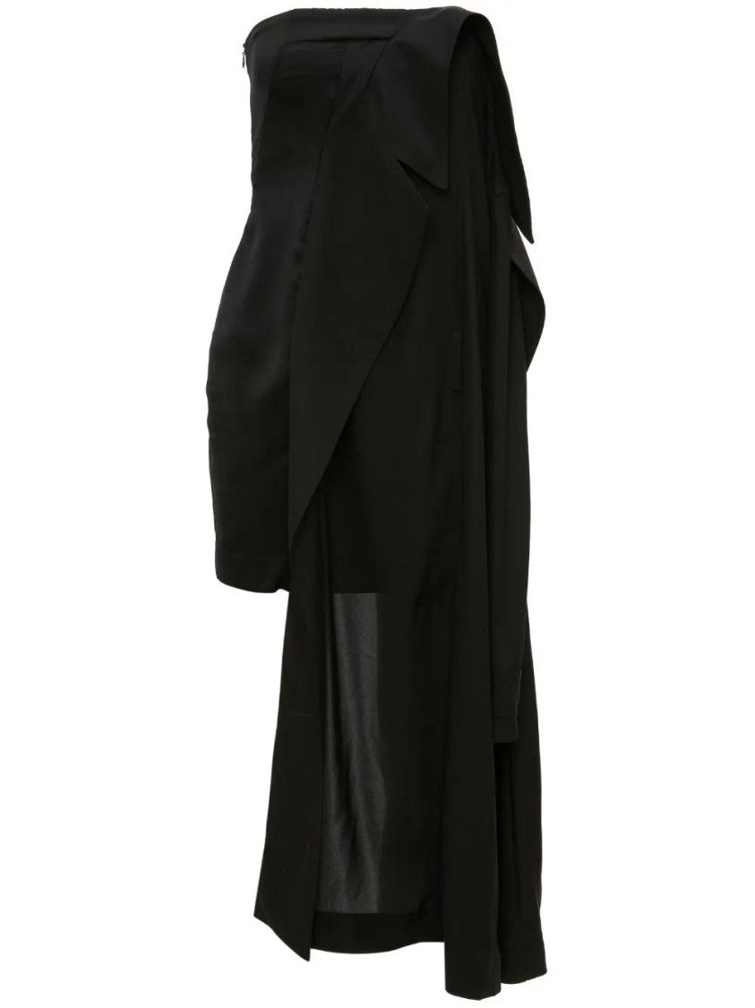 J. W. Anderson Deconstructed Strapless Minidress