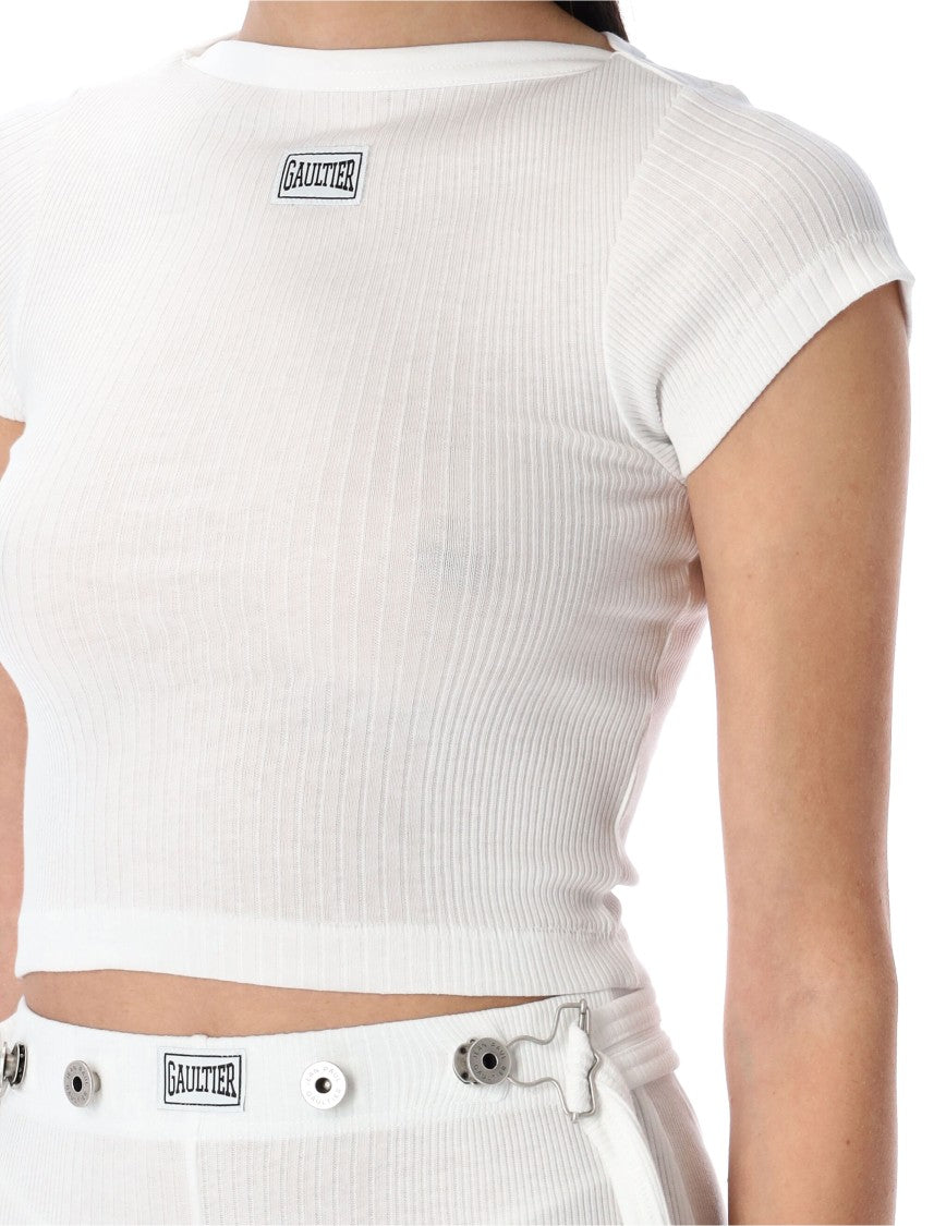 Jean Paul Gaultier Crop Baby Tee