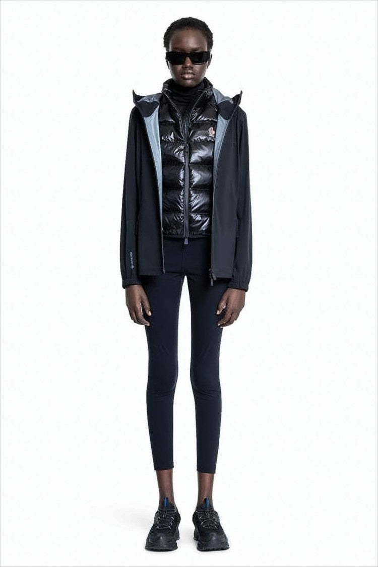 Moncler Black Moncler Jacket With Hood