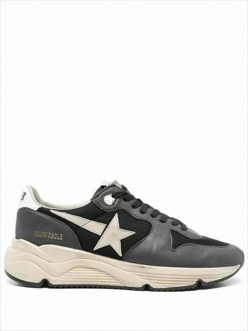 Golden Goose Chunky Sole Sneakers With Off-White Accents