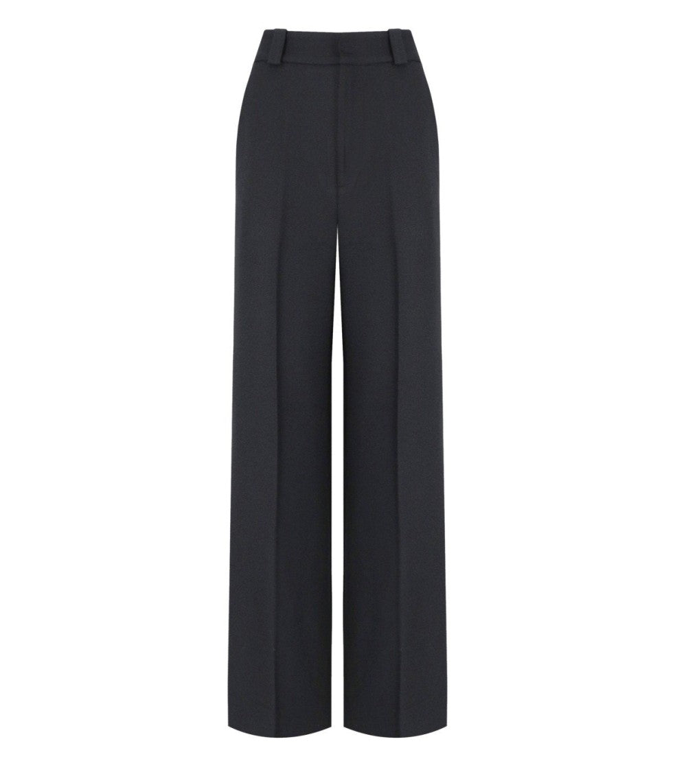 Essentiel Antwerp Ghoul Black Wide Leg Pants