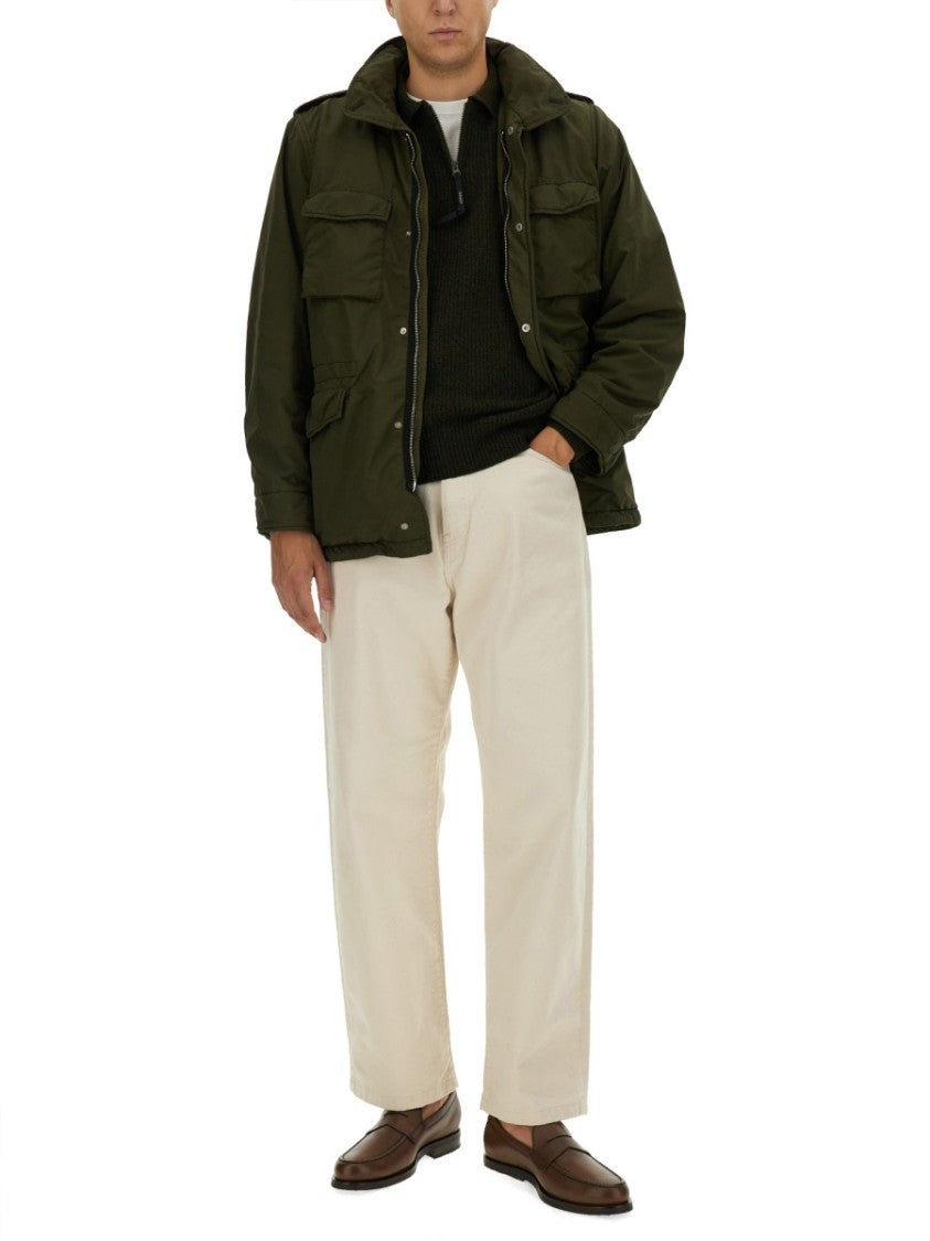 Aspesi Textured Ribbed Wool Jersey