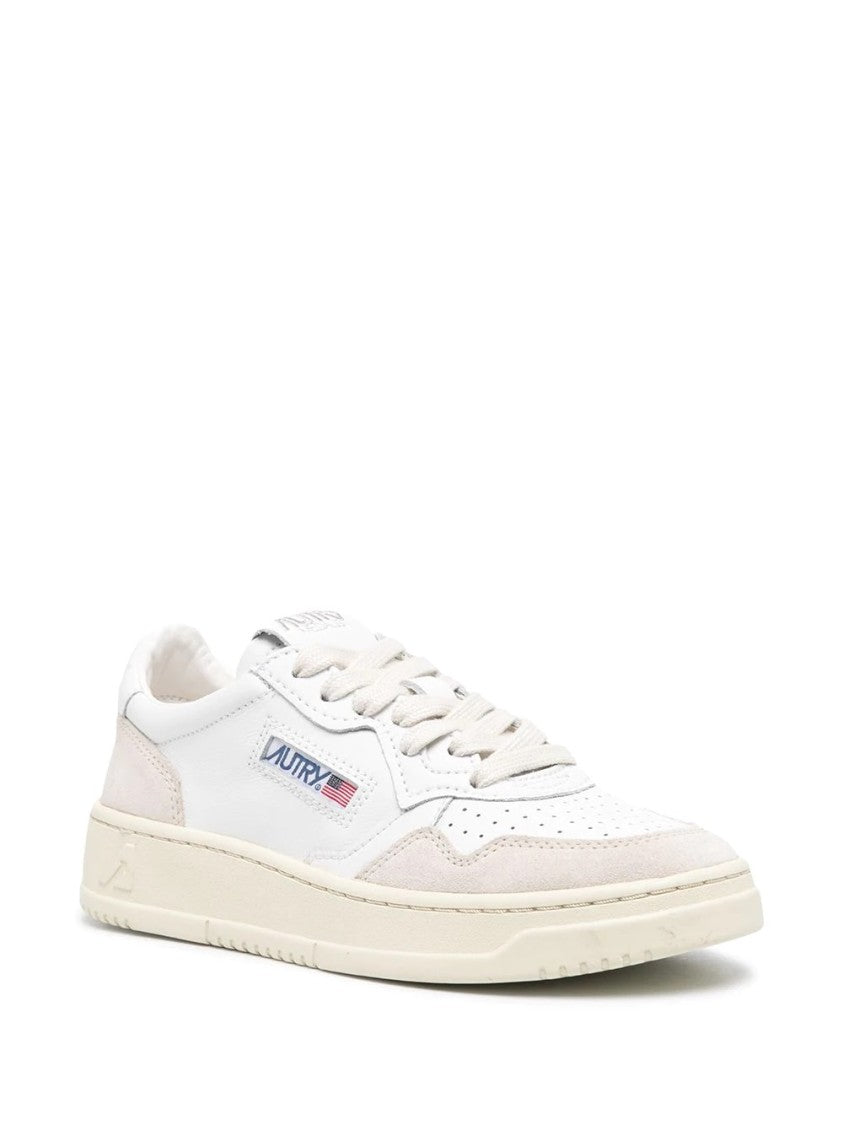 Autry Low-Top White Sneakers Crafted From Smooth