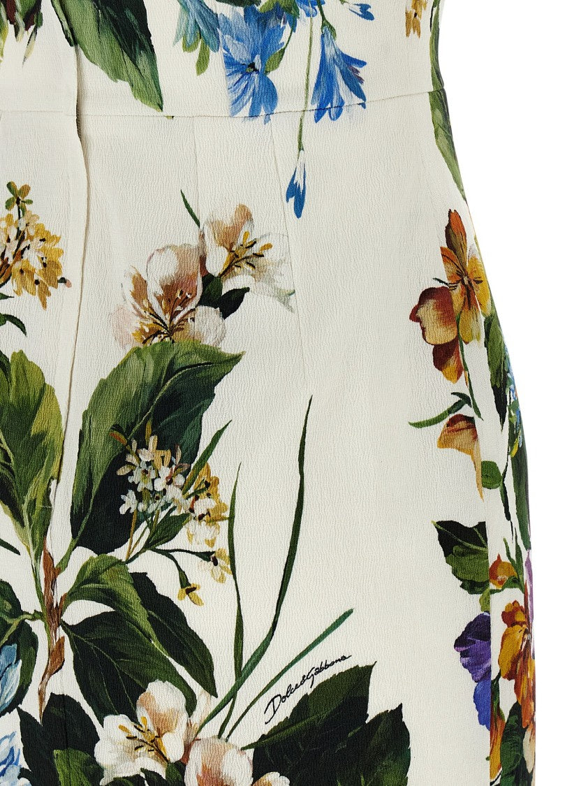 Dolce & Gabbana Flower Fitted Sheath Dress