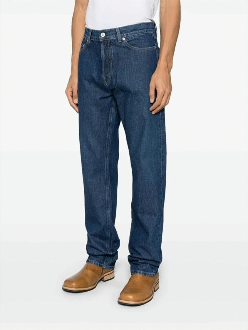 Our Legacy Straight-Leg Denim Pants With Mid-Rise Waist