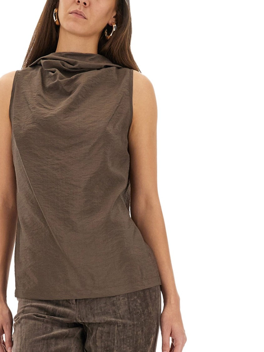 Alysi Silk Canvas Top