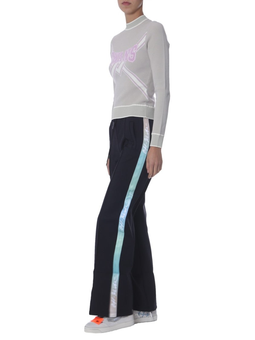 Off-White Slim Fit Cropped Sweater