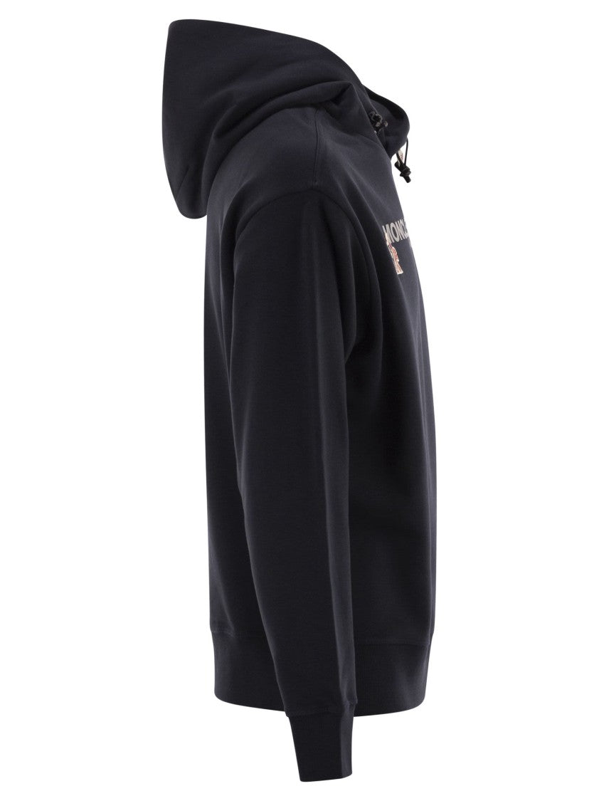 Moncler Grenoble Logoed Cotton Hooded Sweatshirt