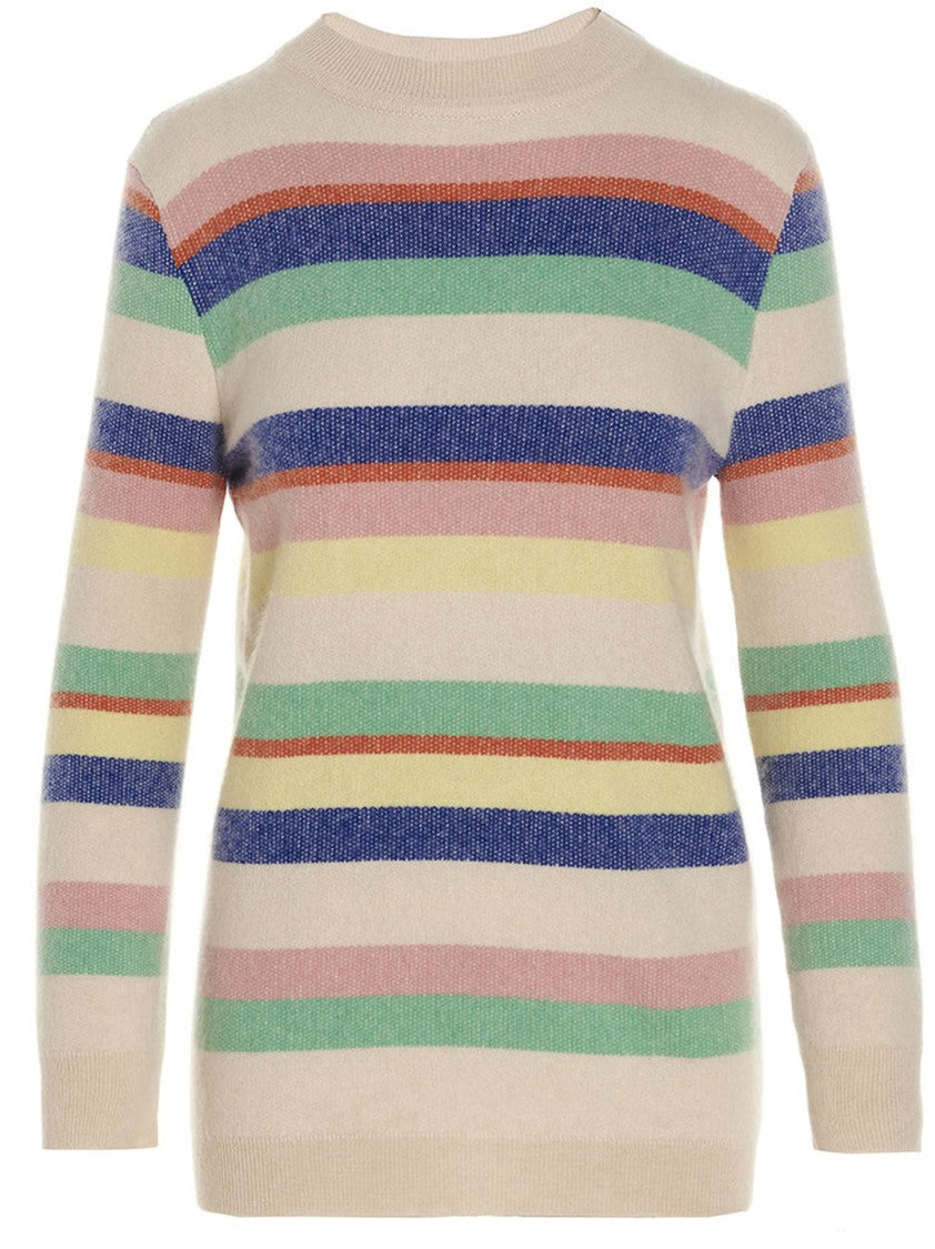 Mixik Multicolor Cashmere Wool Sweater With Crewneck